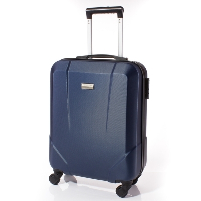 Куфар за ръчен багаж 54/37/20 с колелца 360° T1001-24 - Тъмно син